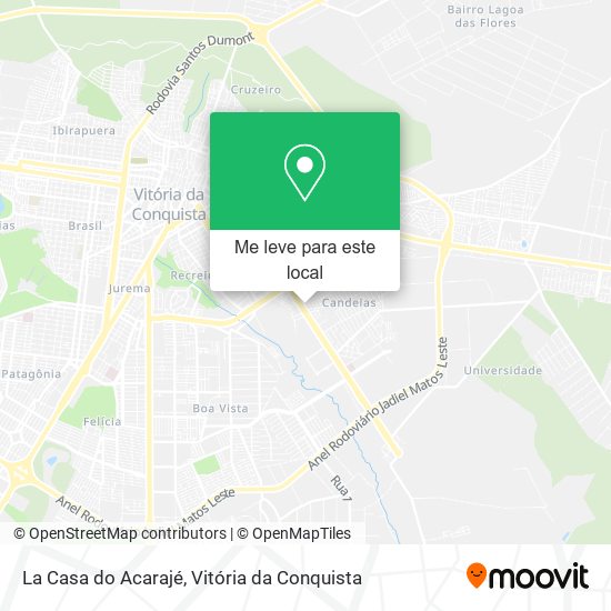La Casa do Acarajé mapa
