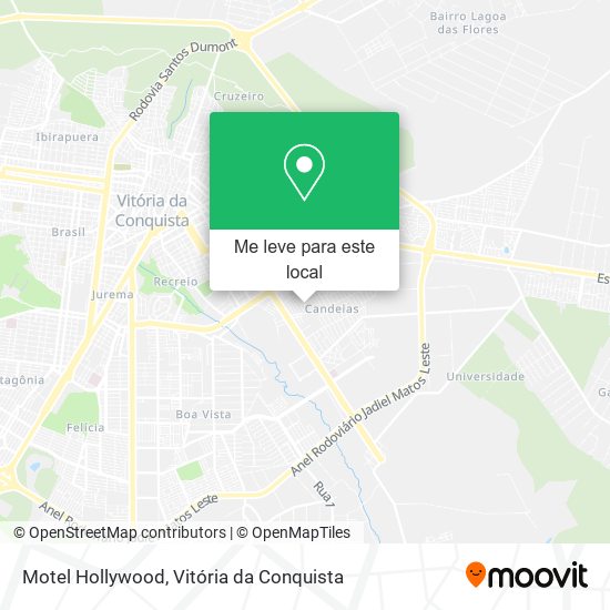 Motel Hollywood mapa