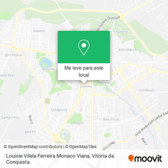 Louisie Vilela Ferreira Monaco Viana mapa