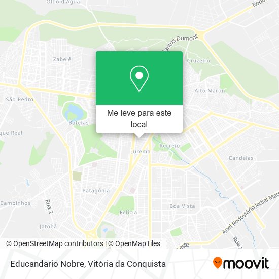 Educandario Nobre mapa