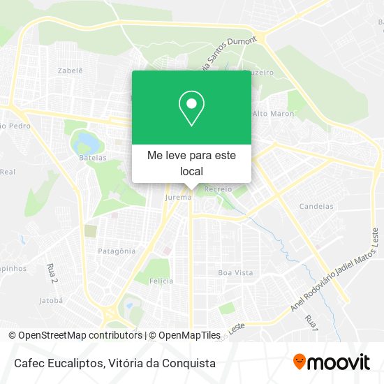 Cafec Eucaliptos mapa