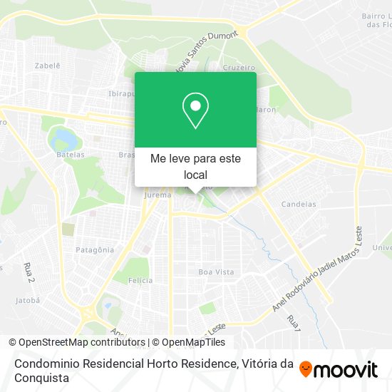 Condominio Residencial Horto Residence mapa