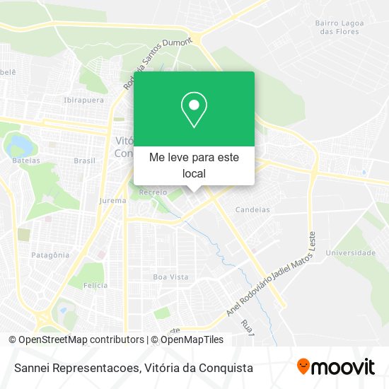 Sannei Representacoes mapa