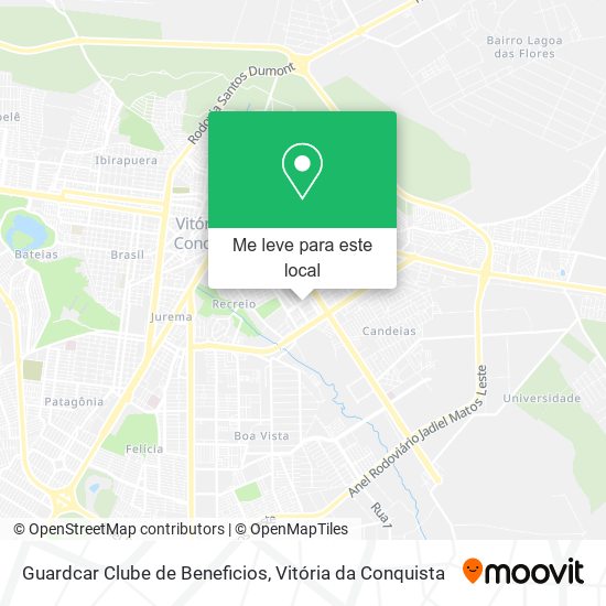 Guardcar Clube de Beneficios mapa