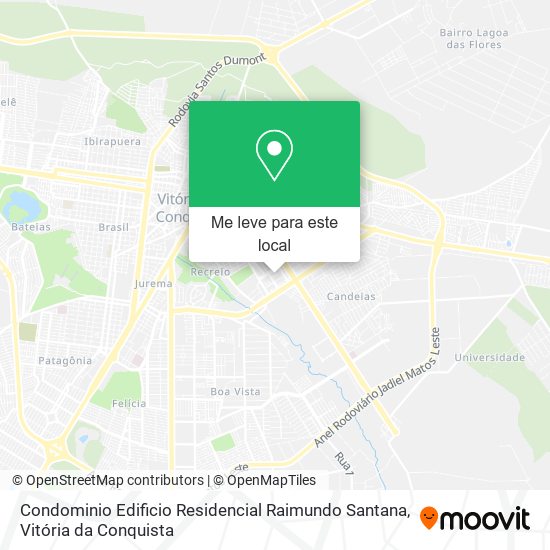 Condominio Edificio Residencial Raimundo Santana mapa
