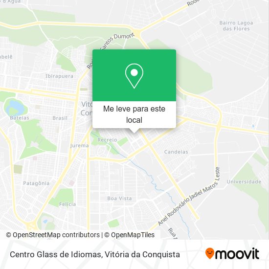 Centro Glass de Idiomas mapa