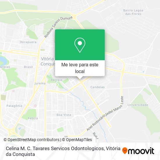 Celina M. C. Tavares Servicos Odontologicos mapa