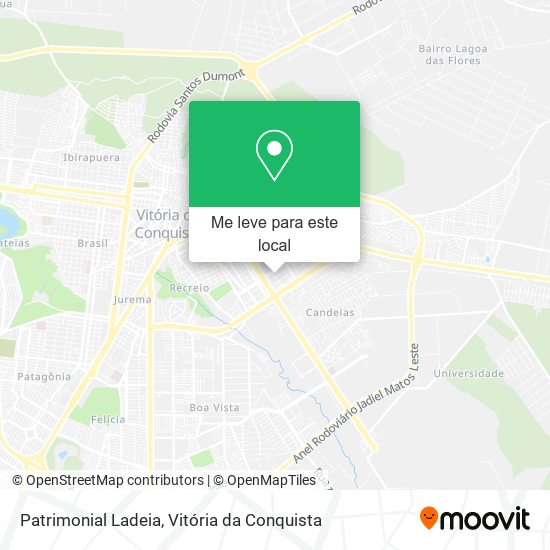 Patrimonial Ladeia mapa
