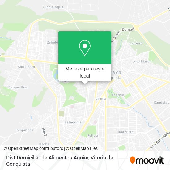 Dist Domiciliar de Alimentos Aguiar mapa