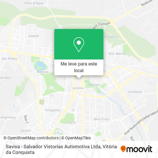 Savisa - Salvador Vistorias Automotiva Ltda mapa
