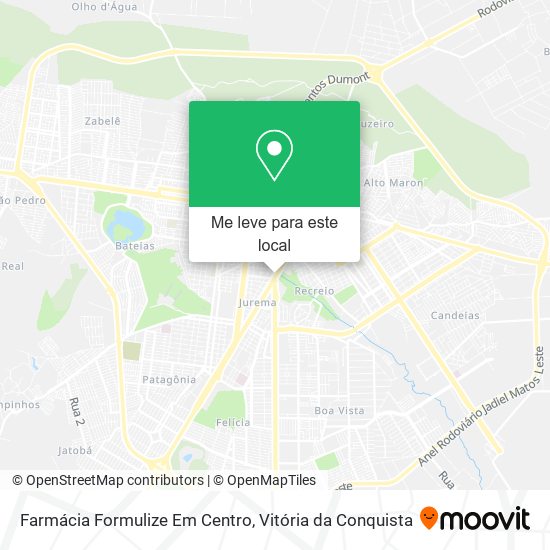 Farmácia Formulize Em Centro mapa