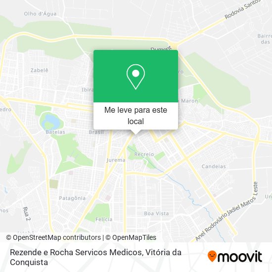 Rezende e Rocha Servicos Medicos mapa