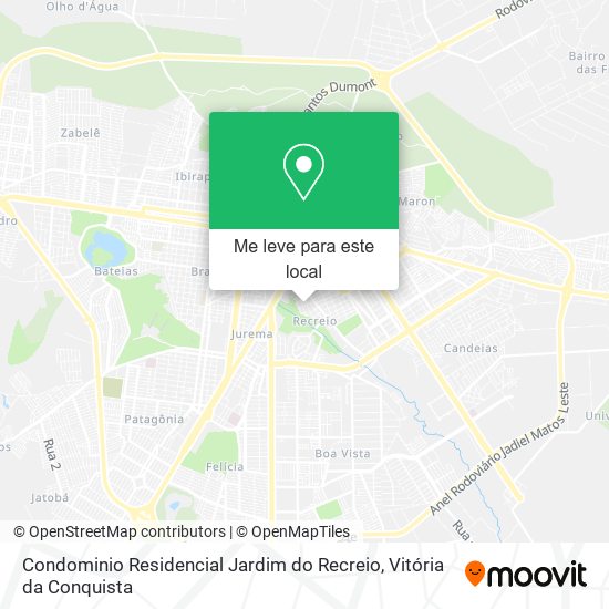 Condominio Residencial Jardim do Recreio mapa