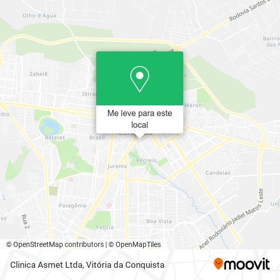 Clinica Asmet Ltda mapa