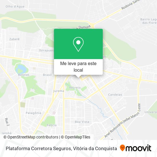 Plataforma Corretora Seguros mapa