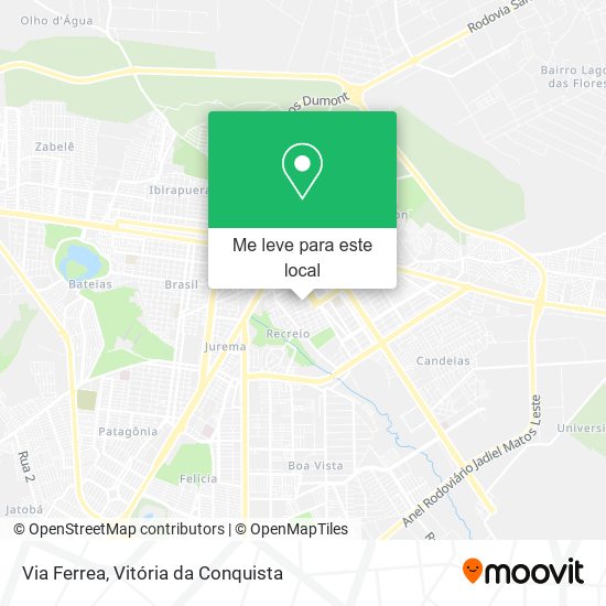 Via Ferrea mapa