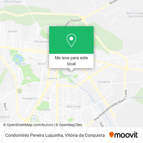 Condominio Pereira Luquinha mapa