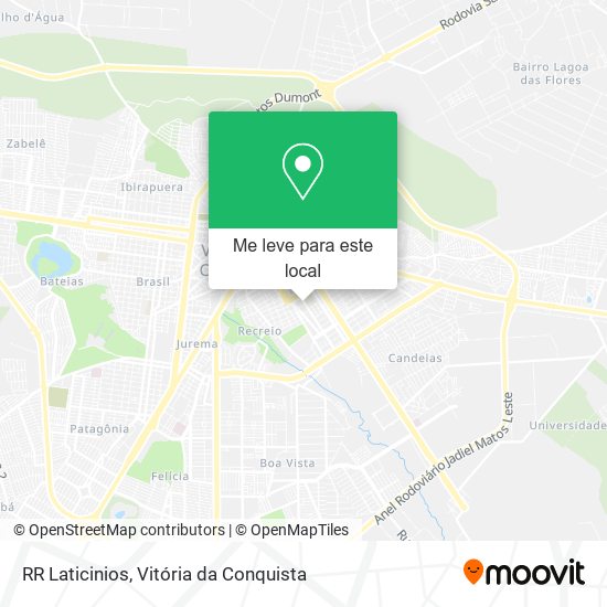 RR Laticinios mapa