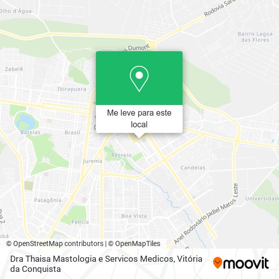 Dra Thaisa Mastologia e Servicos Medicos mapa