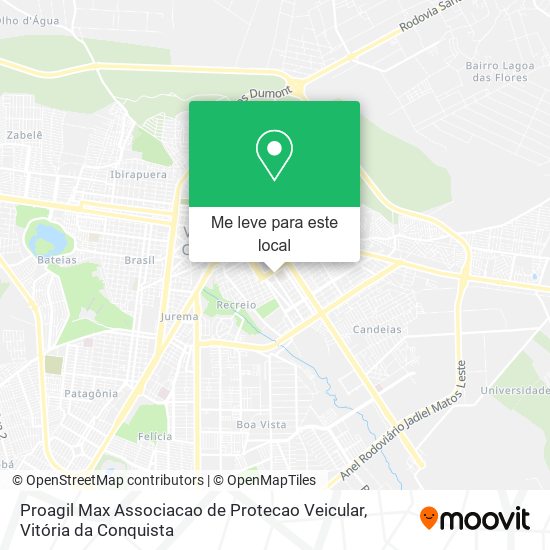 Proagil Max Associacao de Protecao Veicular mapa