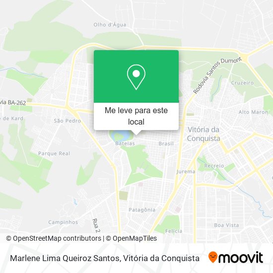 Marlene Lima Queiroz Santos mapa