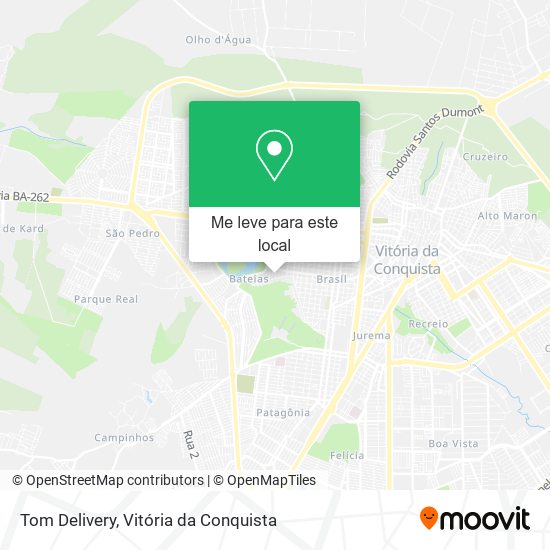 Tom Delivery mapa