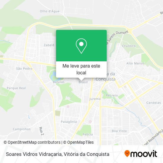 Soares Vidros Vidraçaria mapa