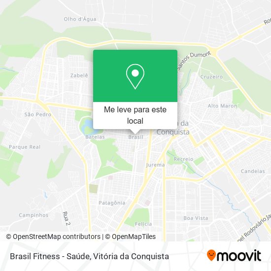 Brasil Fitness - Saúde mapa