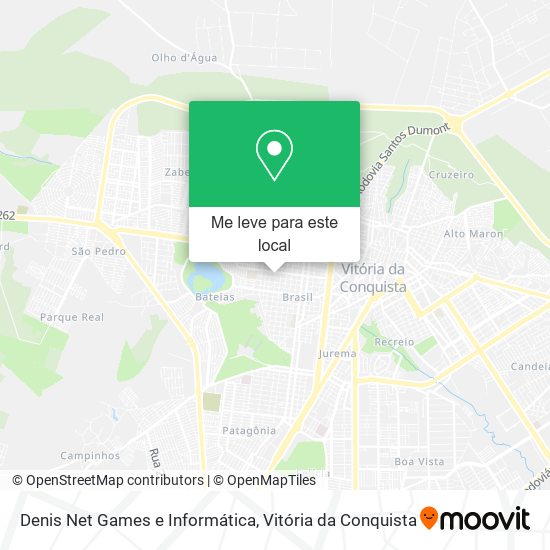 Denis Net Games e Informática mapa