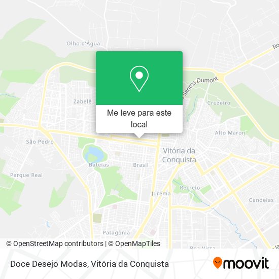 Doce Desejo Modas mapa