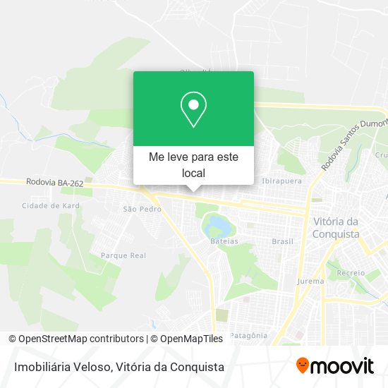 Imobiliária Veloso mapa