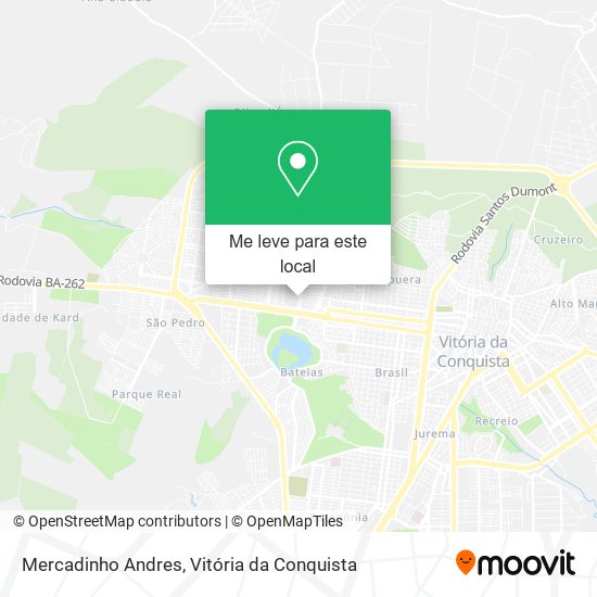 Mercadinho Andres mapa