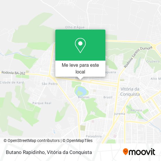 Butano Rapidinho mapa