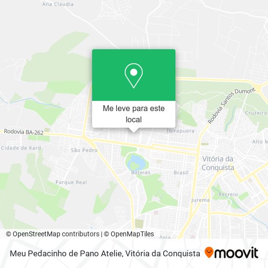 Meu Pedacinho de Pano Atelie mapa