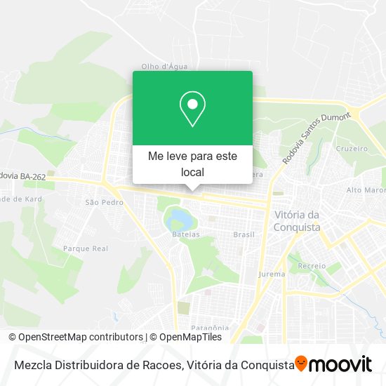 Mezcla Distribuidora de Racoes mapa