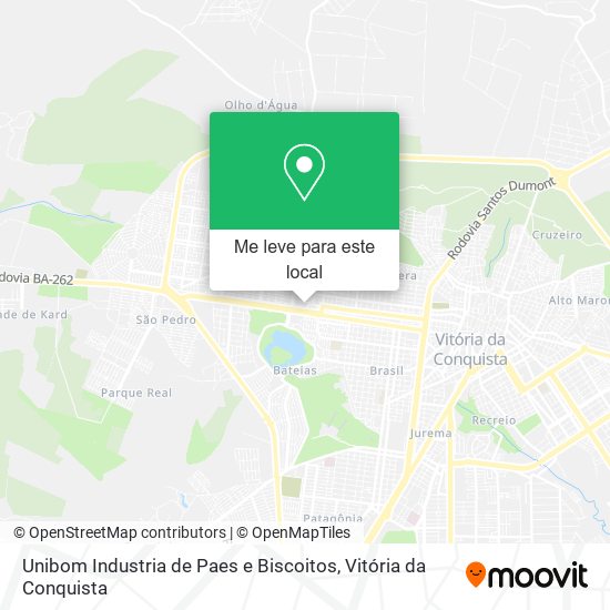 Unibom Industria de Paes e Biscoitos mapa