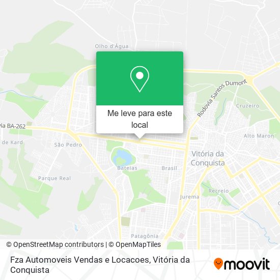 Fza Automoveis Vendas e Locacoes mapa