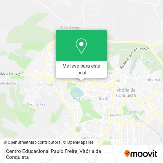 Centro Educacional Paulo Freire mapa