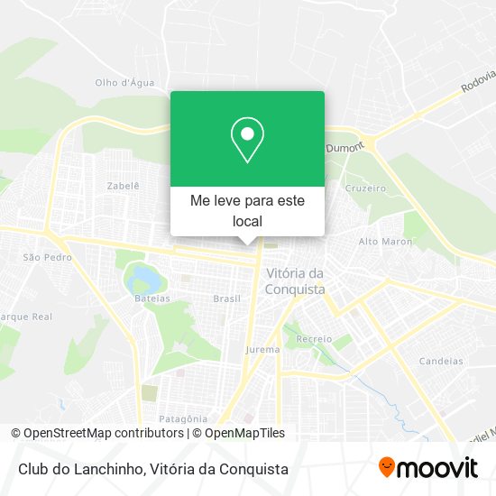 Club do Lanchinho mapa