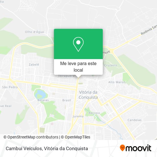 Cambuí Veículos mapa
