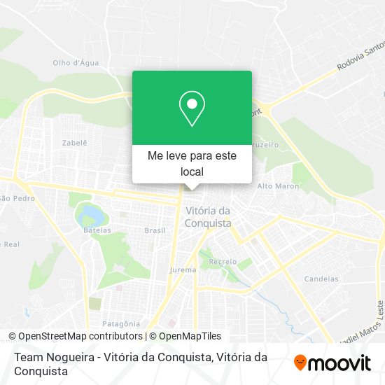 Team Nogueira - Vitória da Conquista mapa