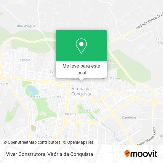 Viver Construtora mapa
