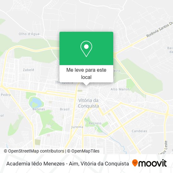 Academia Iêdo Menezes - Aim mapa