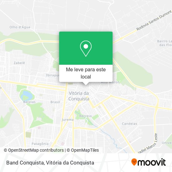 Band Conquista mapa