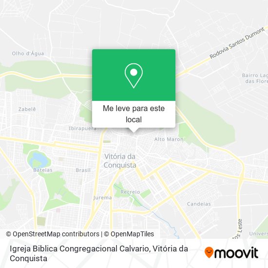 Igreja Biblica Congregacional Calvario mapa