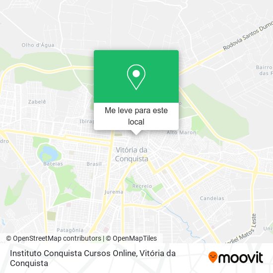 Instituto Conquista Cursos Online mapa