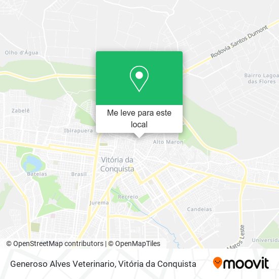 Generoso Alves Veterinario mapa