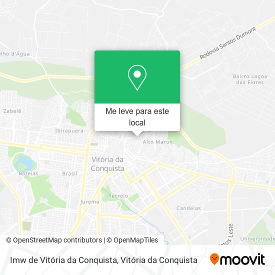 Imw de Vitória da Conquista mapa