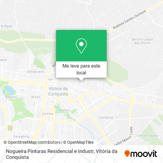 Nogueira Pinturas Residencial e Industr mapa