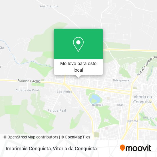 Imprimais Conquista mapa